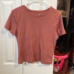 Dusty rose crop top